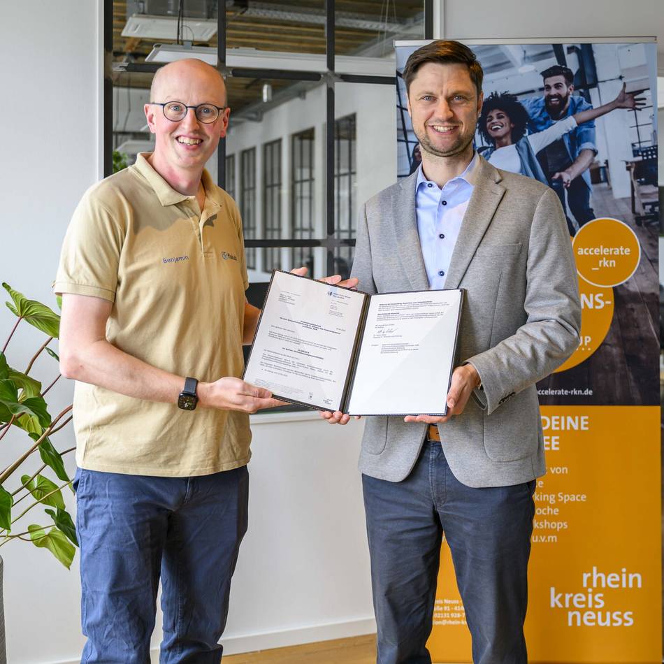 Gefördert vom Rhein-Kreis Neuss: Informatiker aus Grevenbroich entwickelt Start-up