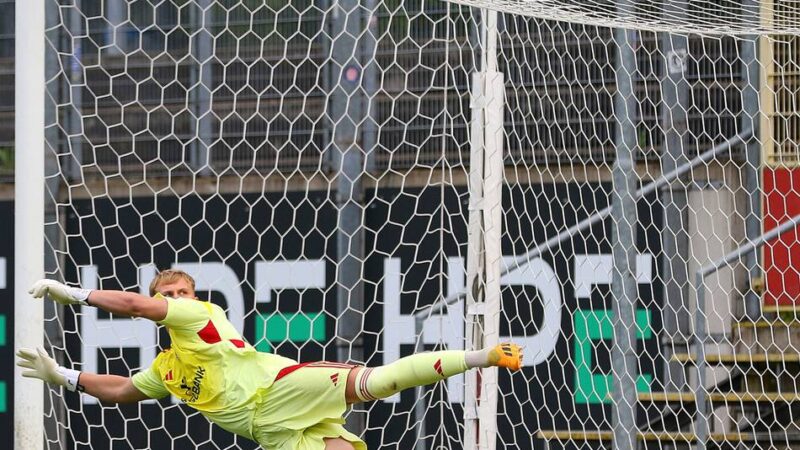 „Glücklich, dass ich meinen Beitrag leisten konnte“: Fortunas U23-Keeper Pawelczyk erst hinter Schock auf der Bank, dann aber mit Glanztat