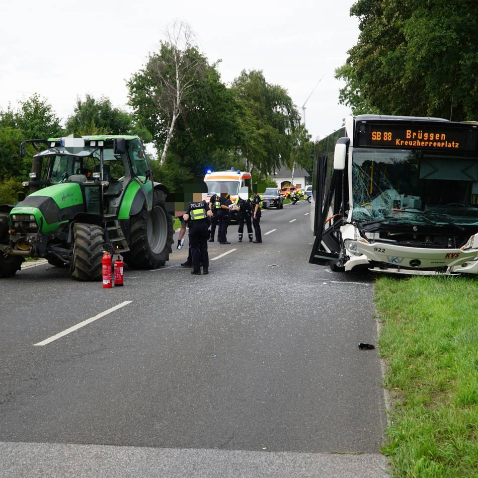 Vorfall in Schwalmtal: Verkehrsunfall mit mehreren Verletzten