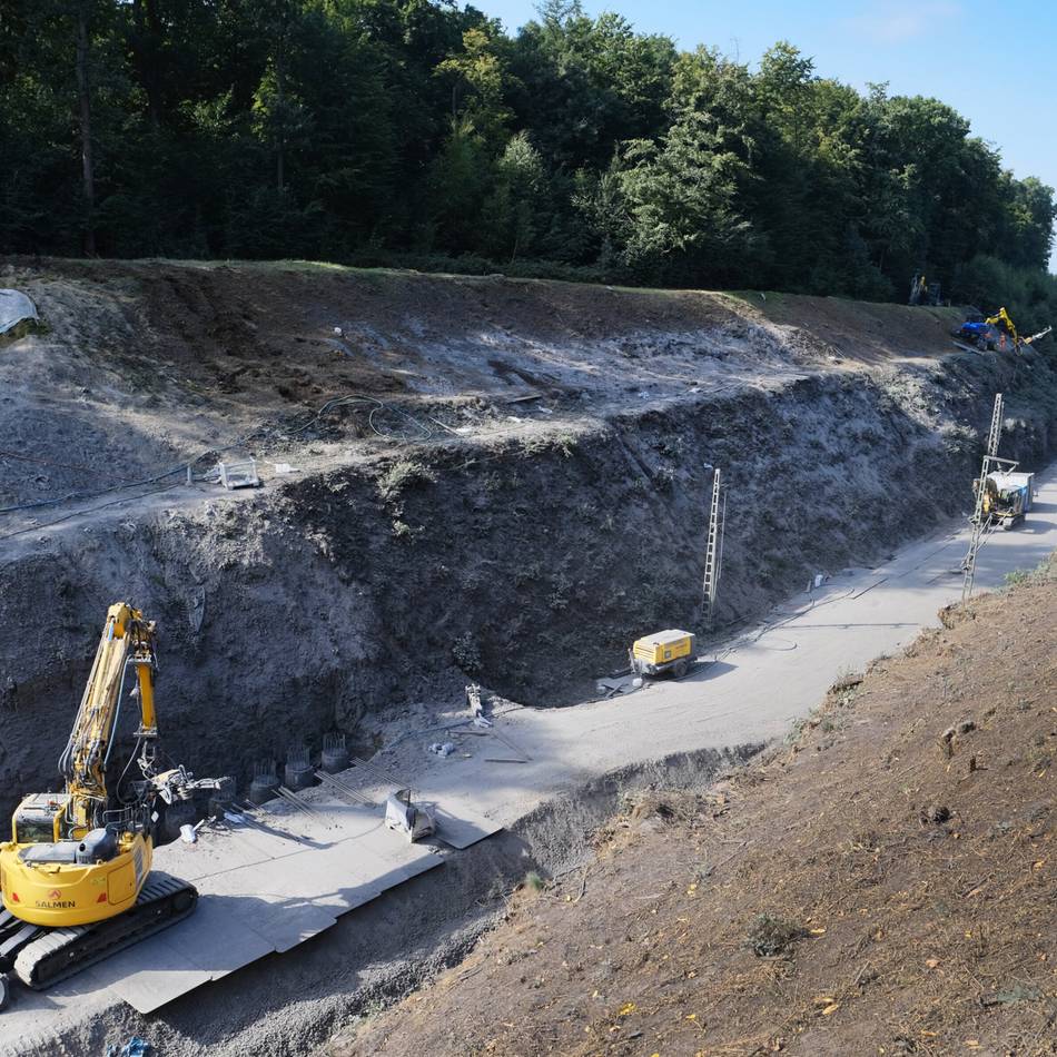 Baustelle der S-Bahn-Linie 6 im Plan: S 6 soll Mitte Dezember wieder rollen