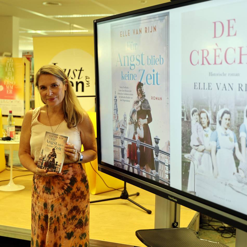 Elle van Rijn liest in Rheydt: Die Geschichte einer Kinderpflegerin, die Hunderte Leben rettete