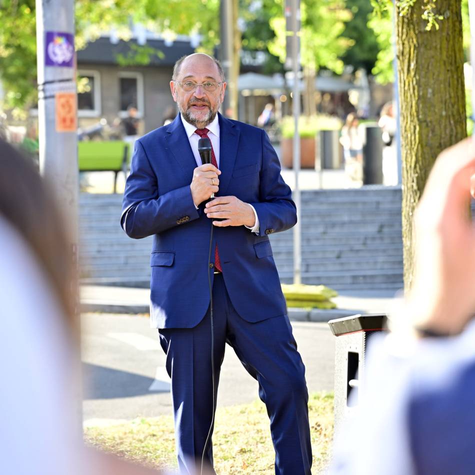 Martin Schulz in Mönchengladbach: Wie die Politik vor Ort auf Europa wirkt