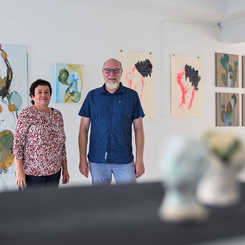 Ausstellung in Geldern: Ein künstlerisches Gespräch