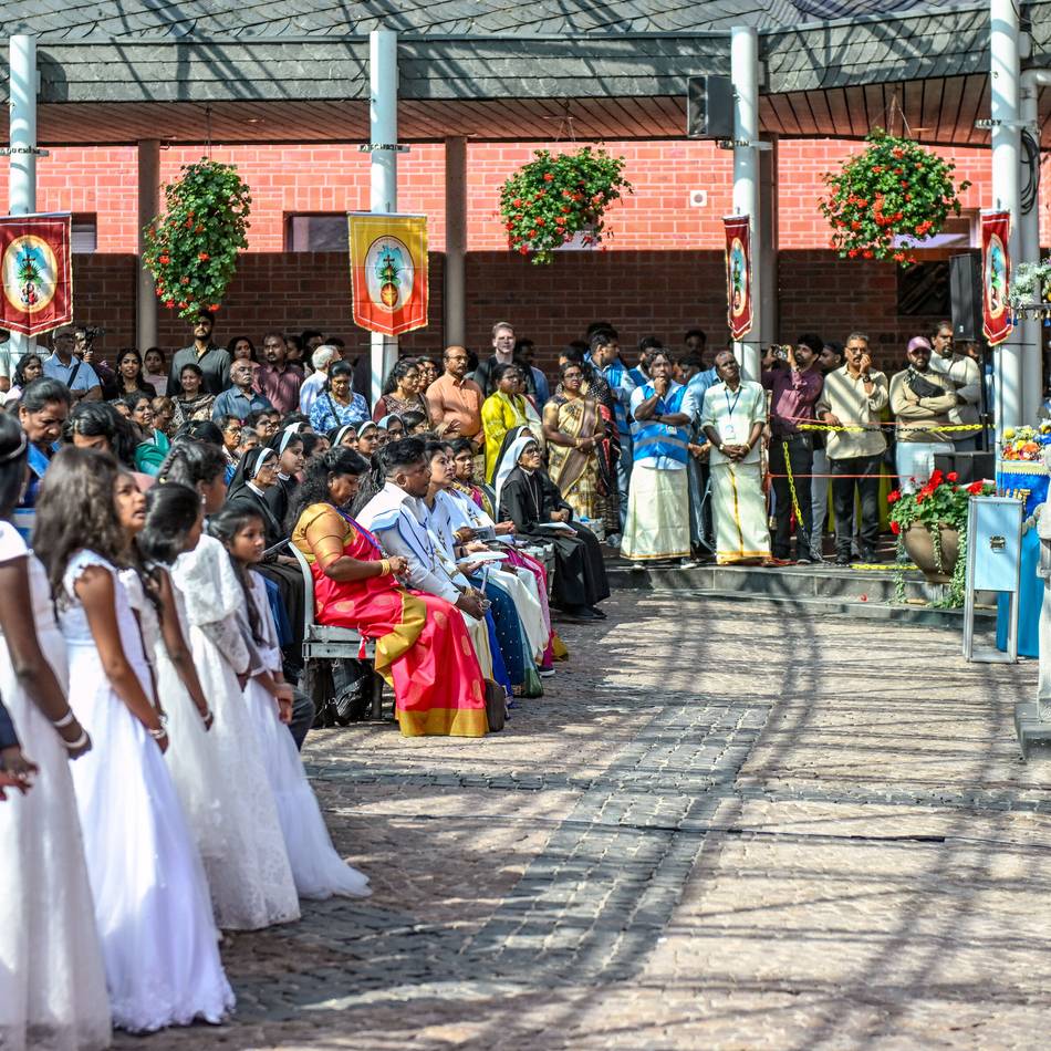 Farbenfrohes Fest des Glaubens: Wallfahrt der Tamilen verwandelt Kevelaer