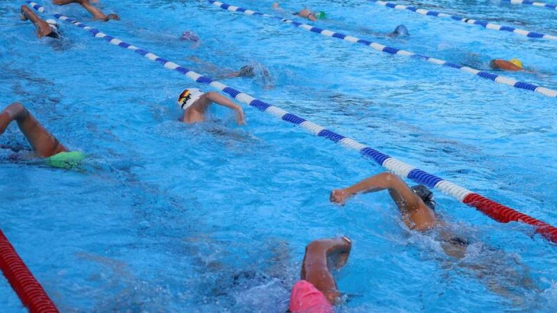 Freibad Wiembachtal in Leverkusen: „Swim-Challenge“ mit Wellenkillerleinen