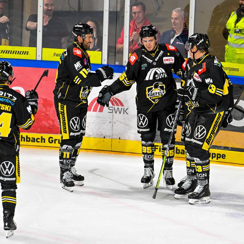 6:1 gegen HC Amiens Somme: Matthew Santos trifft direkt dreifach – Pinguine gewinnen ersten Test