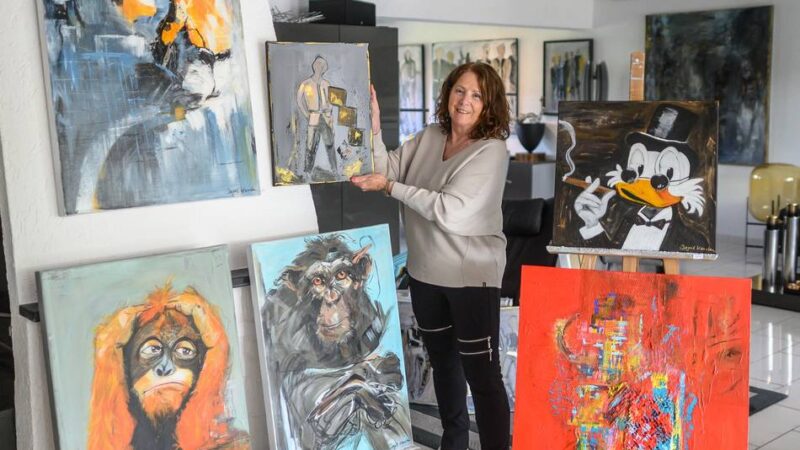 Ausstellung in Goch: Ingrid Karsten zeigt neue Bilder und eine Fundgrube