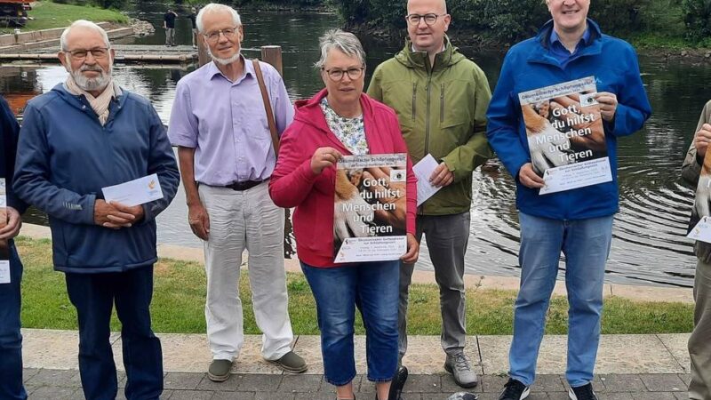 Schöpfungszeit-Auftakt in Goch: Gottesdienst an der Nierswelle – „Gott, du hilfst Menschen und Tieren“