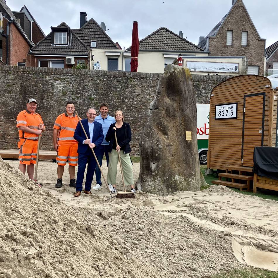 Neue Veranstaltung in Rees: Reeser Promenade wird zum Rheinstrand