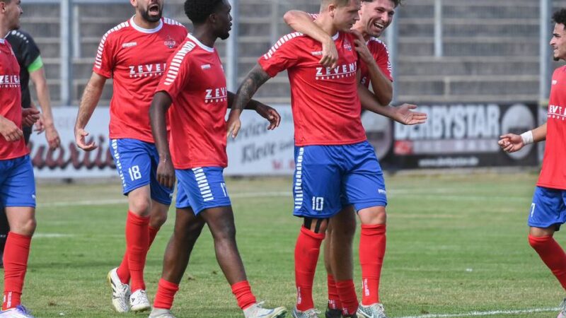 2:1 gegen die DJK Adler Frintrop: 1. FC Kleve schafft nach einem denkbar schlechten Start den ersten Saisonsieg