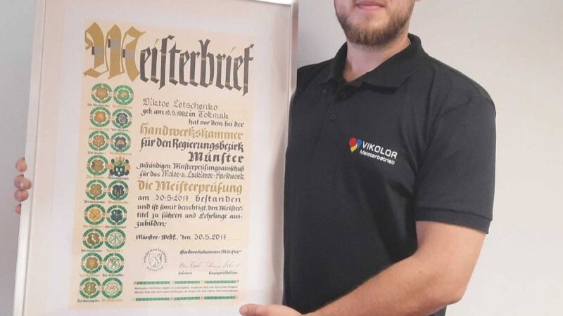 Malermeister aus Kleve: „Eine eigene Firma war immer mein Traum“