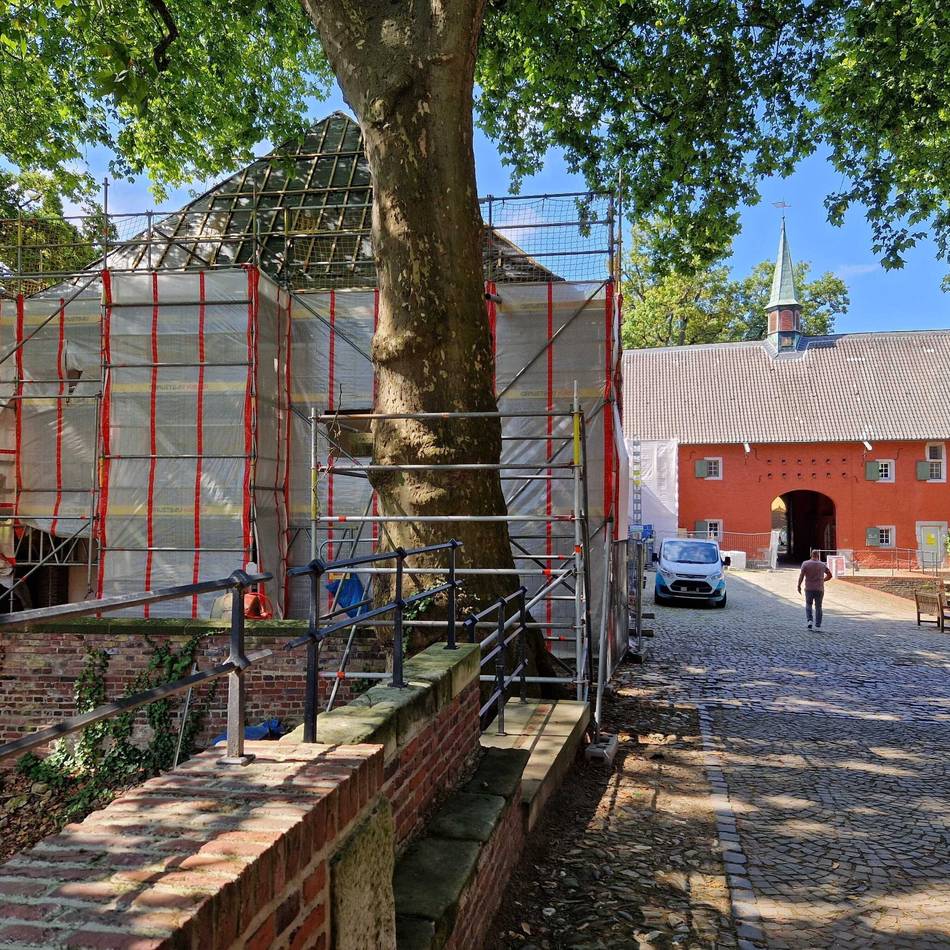 Sommermusik Schloss Rheydt: Welchen Einfluss die Sanierungen an der Vorburg auf das Event haben