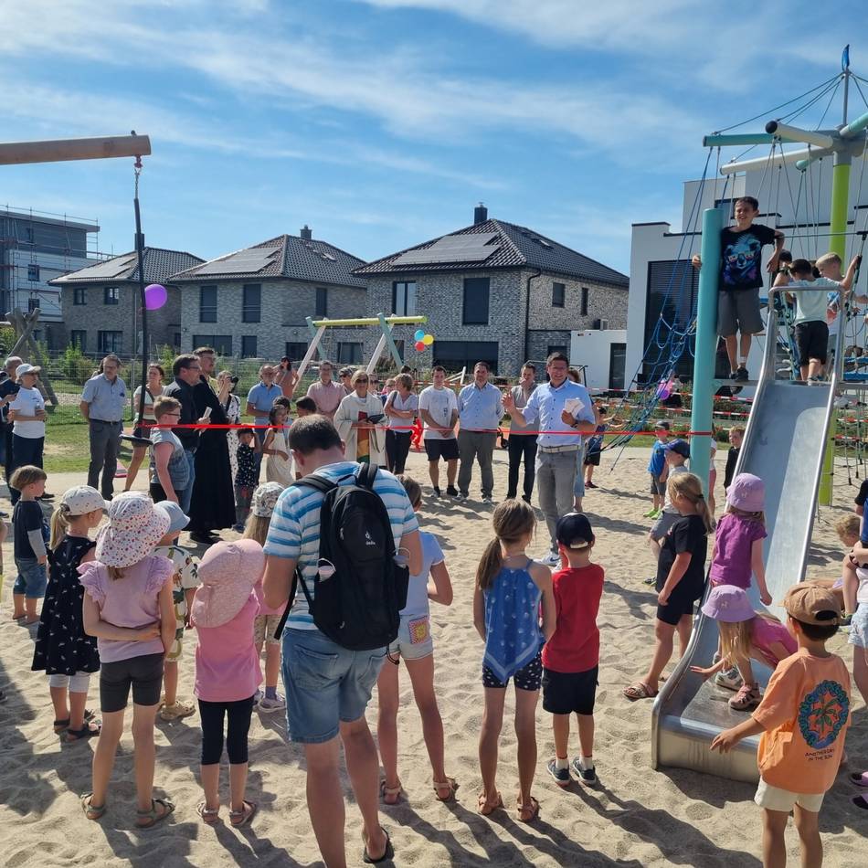 Stadtteil wächst: Neuer Spielplatz im Oerather Mühlenfeld