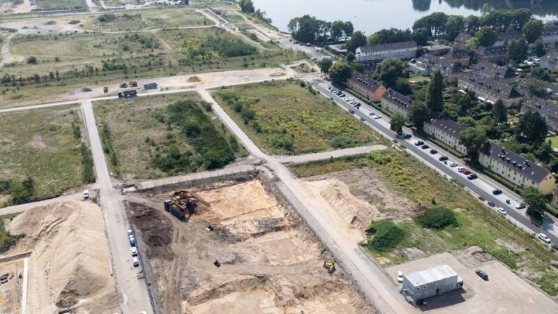 Neubaugebiet im Duisburger Süden: Baustart für 6-Seen-Wedau mit vielen neuen Häusern und Wohnungen