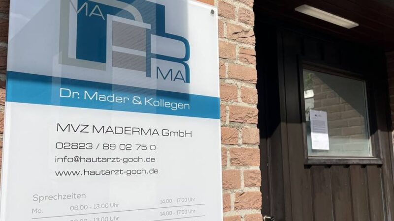 Kassensitz für Dermatologen: Ärger um Hautarztsitz in Goch – die Kassenärztliche Vereinigung reagiert