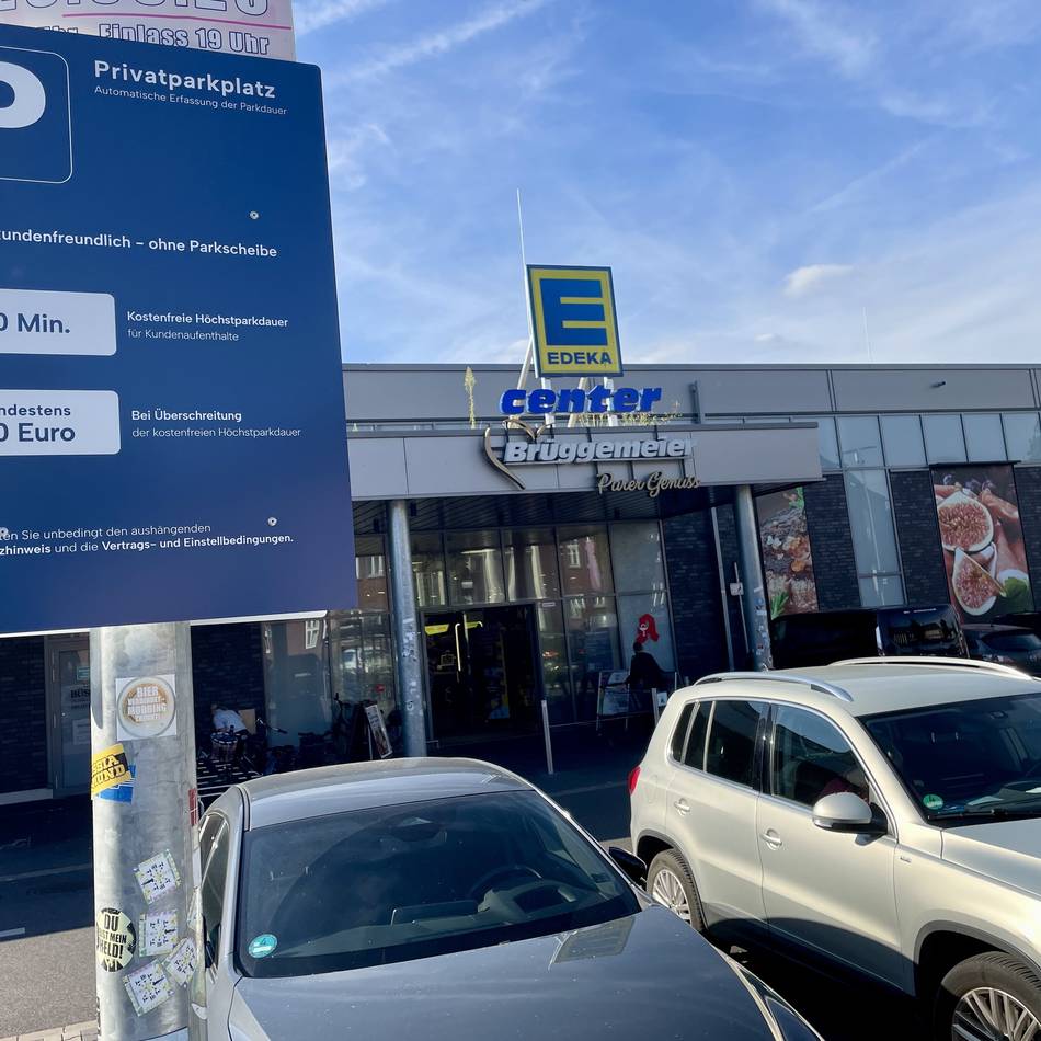 Neues Parksystem bei Edeka in Geldern: Videoüberwachung ersetzt Parkscheibe