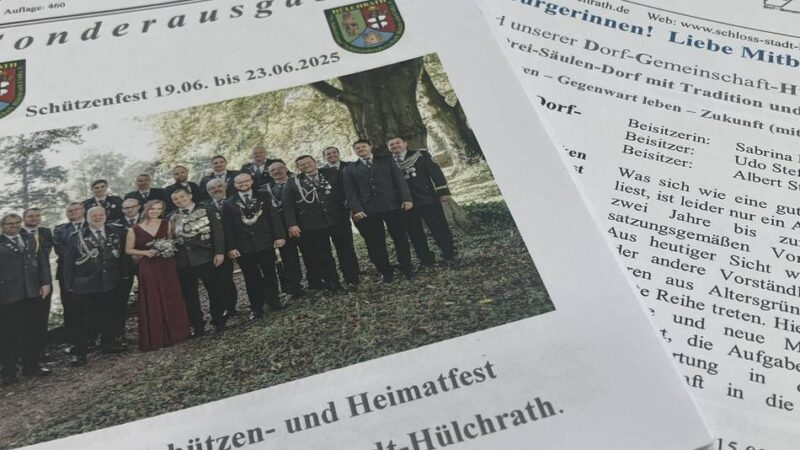 75. Ausgabe „Et Blättche“: Hülchrather Dorfzeitung stellt sich zum Jubiläum neu auf