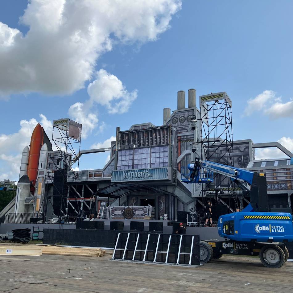 Exklusiver Einblick: So verrückt sind die Stages beim Electrisize-Festival