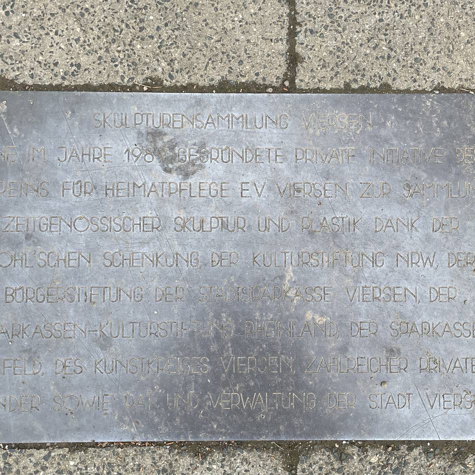 Kunst in der Innenstadt: Viersens Skulpturenpark