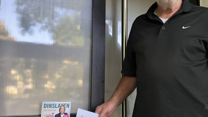 Wahlkampf in Dinslaken: Bürgermeisterin verärgert Bürger mit Wahlwerbung am Briefkasten