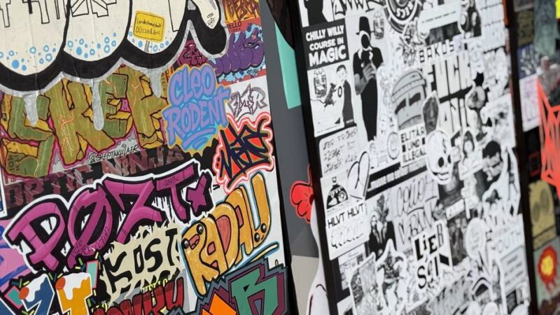 Ausgefallene Kunst in Düsseldorf : 3. Sticker-Festival im Jugendkulturcafé