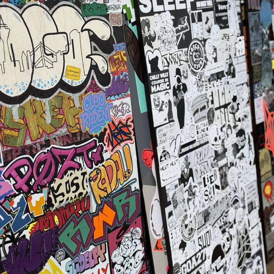 Ausgefallene Kunst in Düsseldorf : 3. Sticker-Festival im Jugendkulturcafé