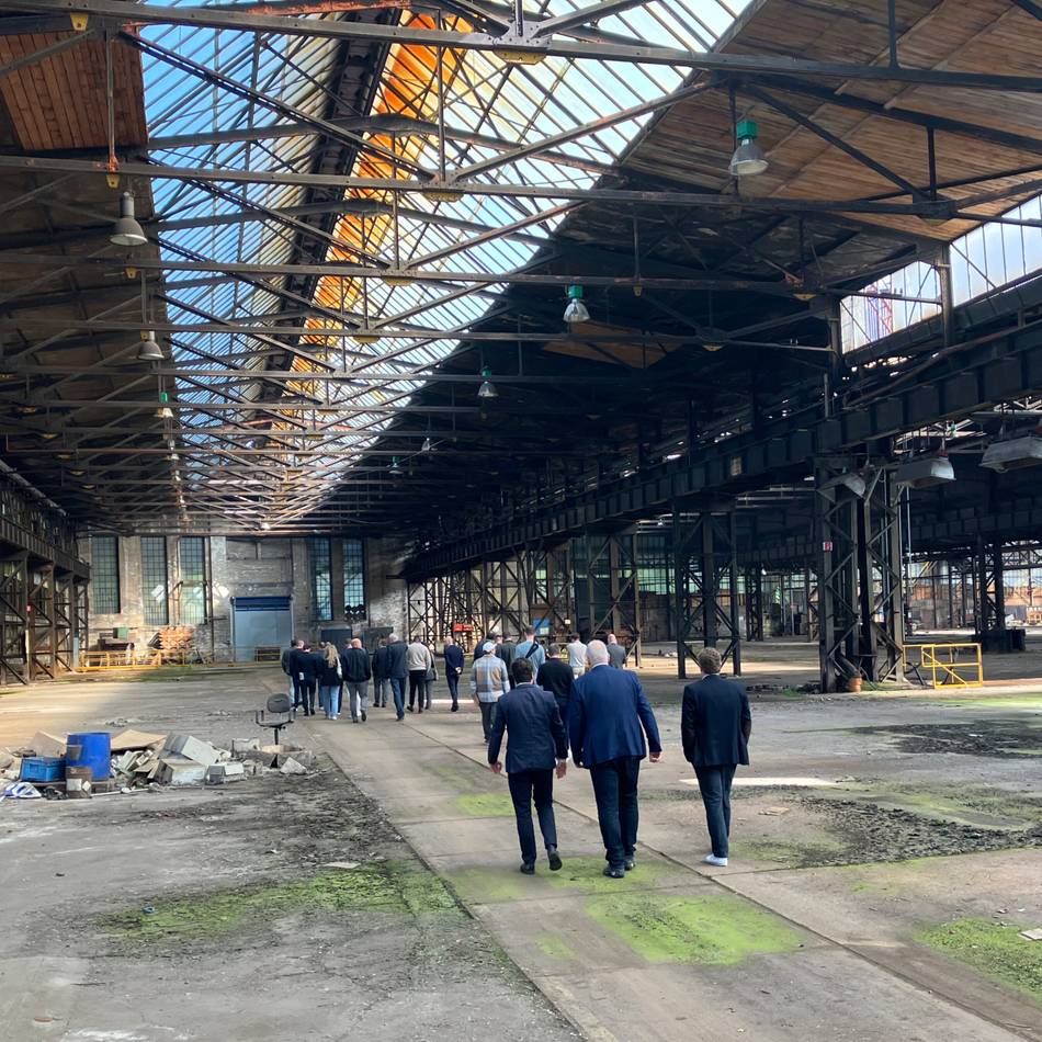 MCS-Gelände in Dinslaken: Hier sollen sich Stadtleben und Gewerbe verbinden