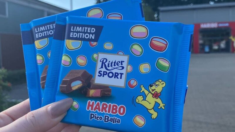 Ungewöhnliche Kombination: Schokolade mit Pico-Balla-Fruchtgummi – wie schmeckt denn das?