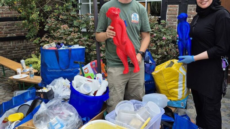 Aktion für Umweltschutz im Krefelder Zoo: Kunststoffsammelaktion war ein überwältigender Erfolg
