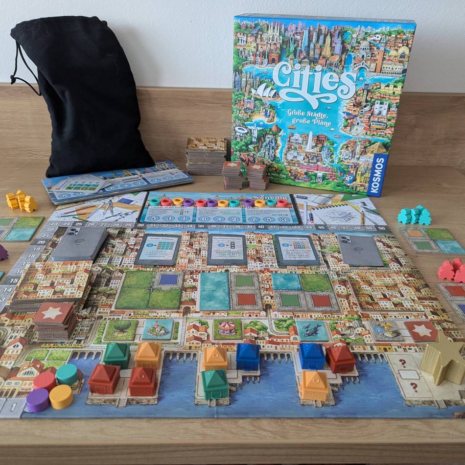 Kolumne Spieleabend: Cities: Große Städte, große Pläne