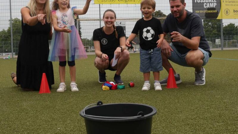 Familiensportfest des SSV Lützenkirchen in Leverkusen: Kinder weglocken vom Smartphone
