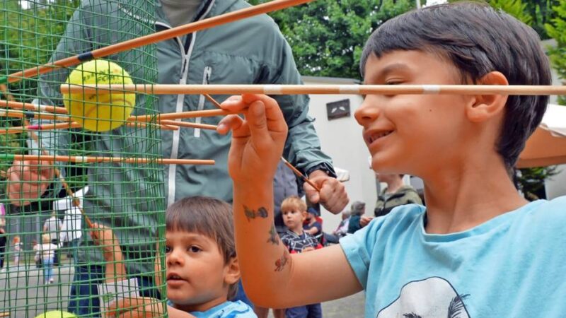 Veranstaltung: Einfache Spiele begeisterten beim Wülfrather Familienfest