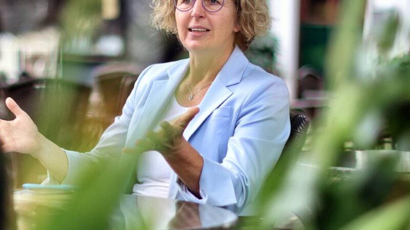 Bürgermeisterin Sandra Pietschmann stellt sich für eine zweite Amtszeit zur Wahl: „Weiter nur zu sparen ist keine Option“