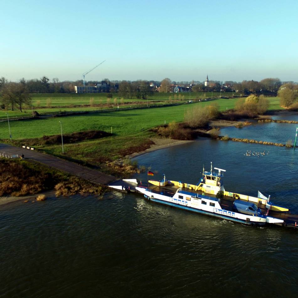 Fähre Rheinberg-Duisburg: Fähre Orsoy-Walsum fährt am Montag nicht