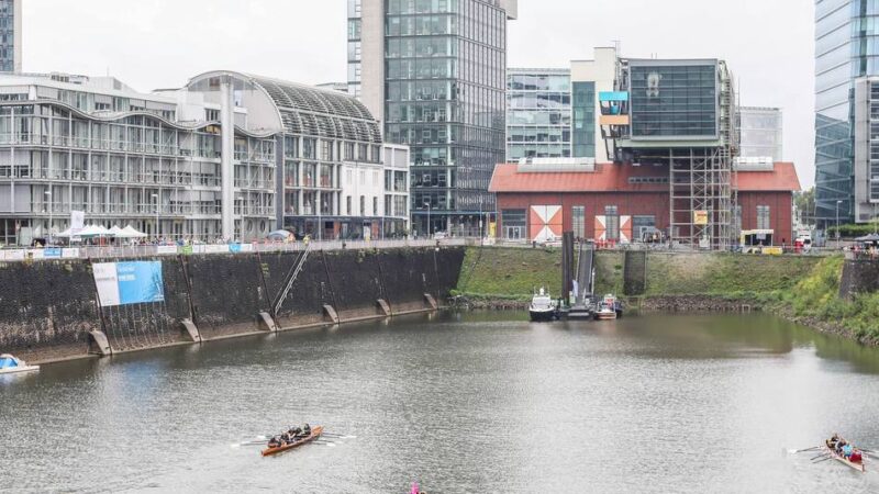 Benefiz-Regatta in Düsseldorf: Knapp 120 Teams rudern für den guten Zweck – Erlös unterstützt Menschen mit Krebs