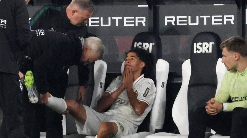 Verletzung im Spiel gegen Valencia: Das ist die Diagnose bei Gladbachs Top-Talent Wael Mohya
