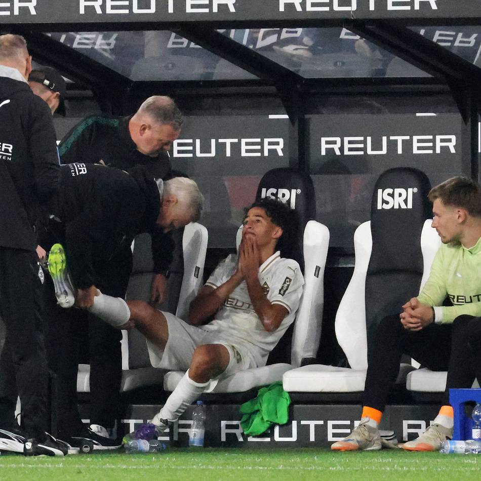 Verletzung im Spiel gegen Valencia: Das ist die Diagnose bei Gladbachs Top-Talent Wael Mohya