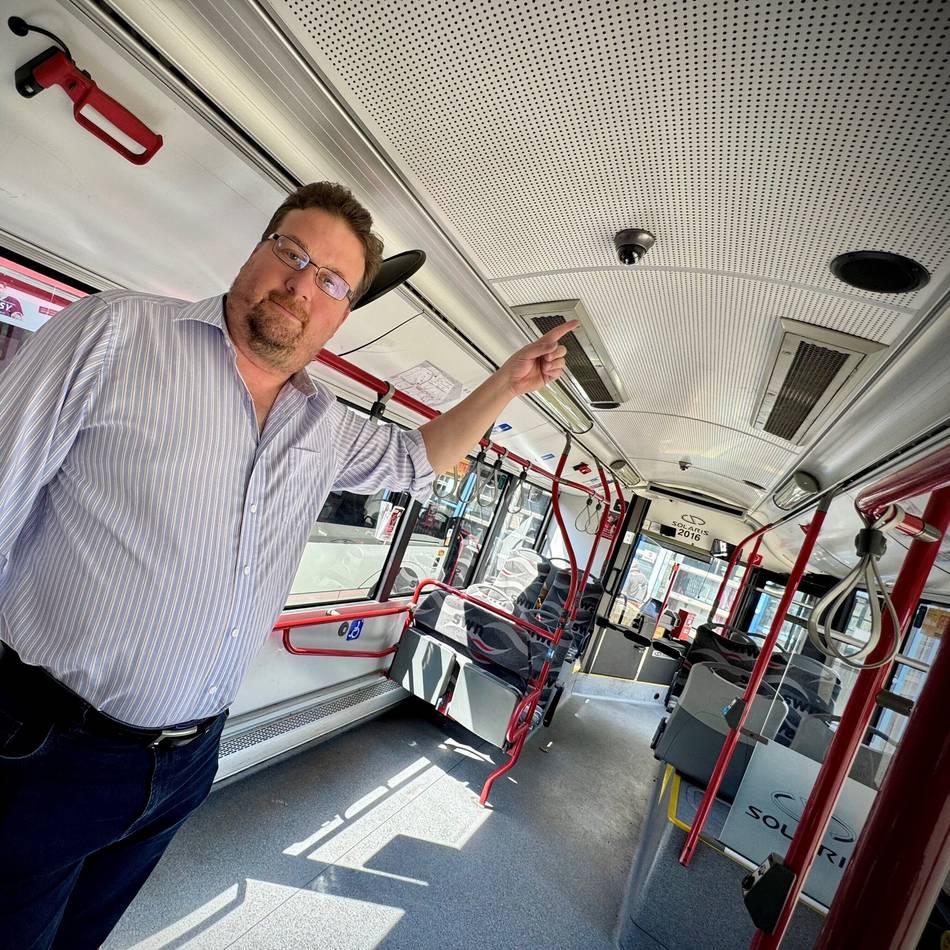 So funktioniert die Videoüberwachung bei den Stadtwerken Neuss: Wenn der Bus zum Tatort wird