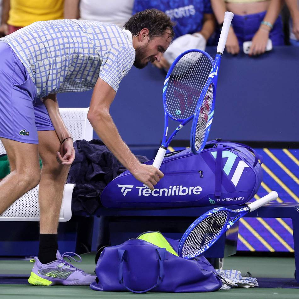 Ärger mit Fotograf und Schiedsrichter: Medvedevs Ausraster sorgen für heftiges Aufsehen bei den US Open