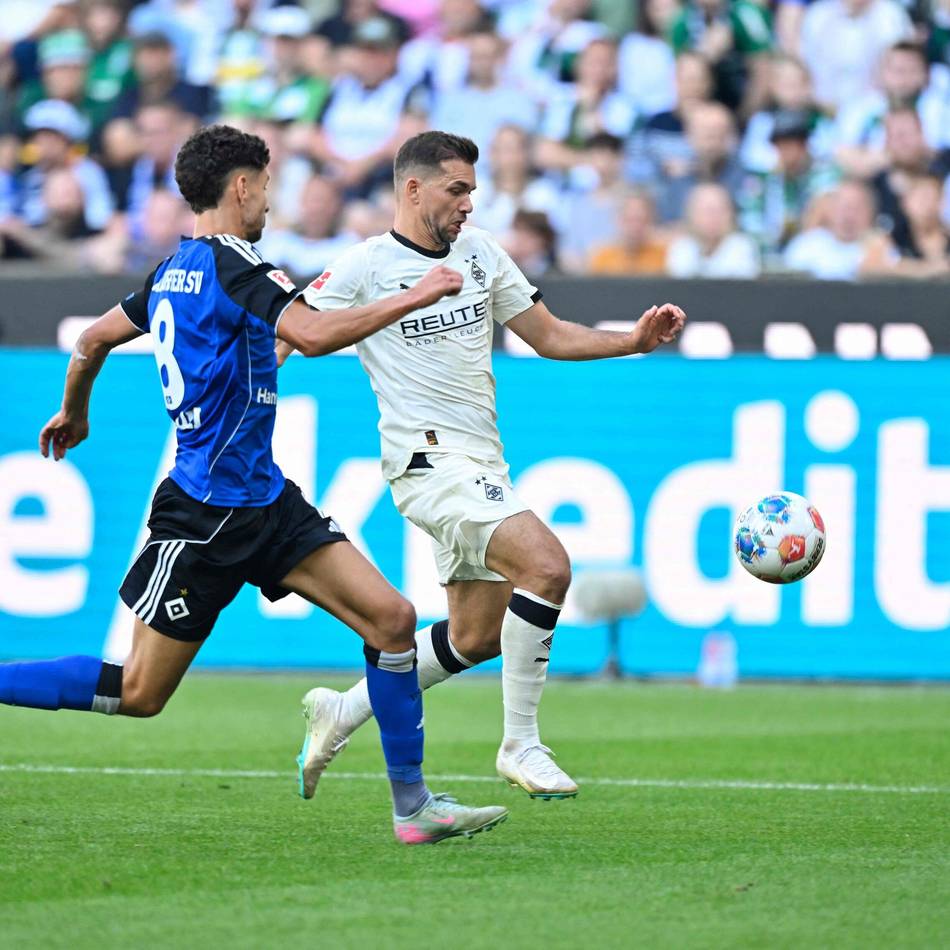 0:0 gegen den Aufsteiger: Gladbachs Start gegen den HSV geht daneben