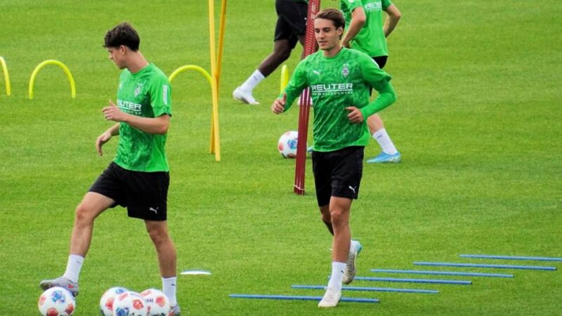 40 Minuten auf dem Platz: So lief die Trainingsrückkehr von Florian Neuhaus bei Borussia