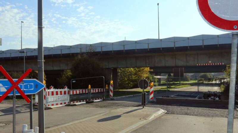 Arbeiten im Brückenumfeld: Autobahn 1 bei Leverkusen für eine Nacht gesperrt