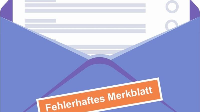 Kommunalwahl 2025: Stadt verschickt irrtümlich falsches Merkblatt zur Wahl