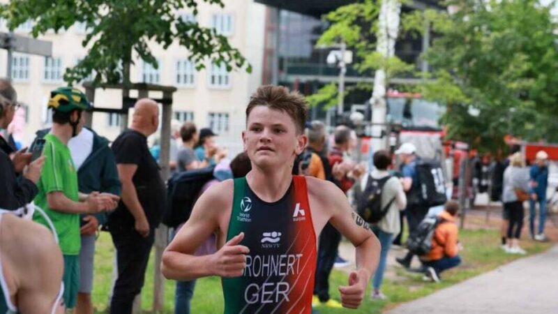 Deutsche Meisterschaft in Dresden: Ratinger Talent Nick Frohnert ist zweitbester NRW-Triathlet