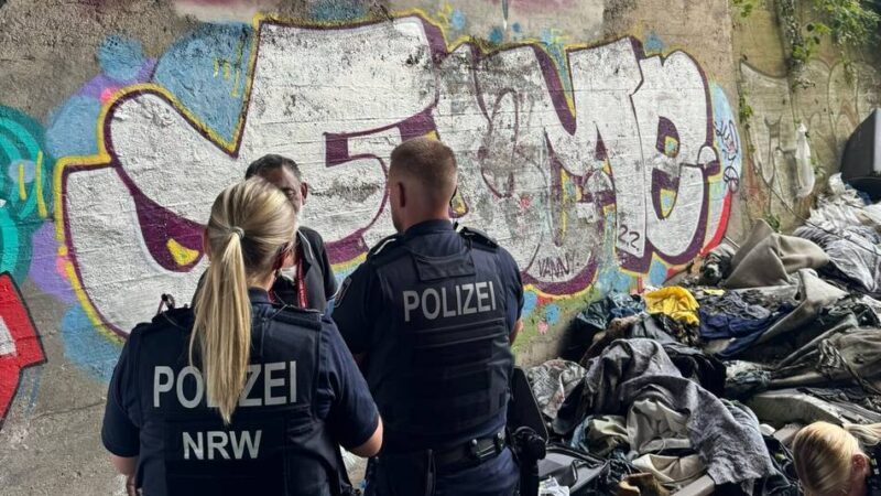 Drogenszene in Düsseldorf: Polizei geht gegen Drogen-Treffpunkt unter Brücke in Oberbilk vor