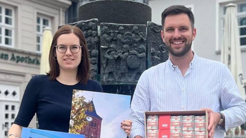 Kommunalwahl 2025 in Rheinberg: SPD spielt Rheinberg-Memory im Wahlkampf