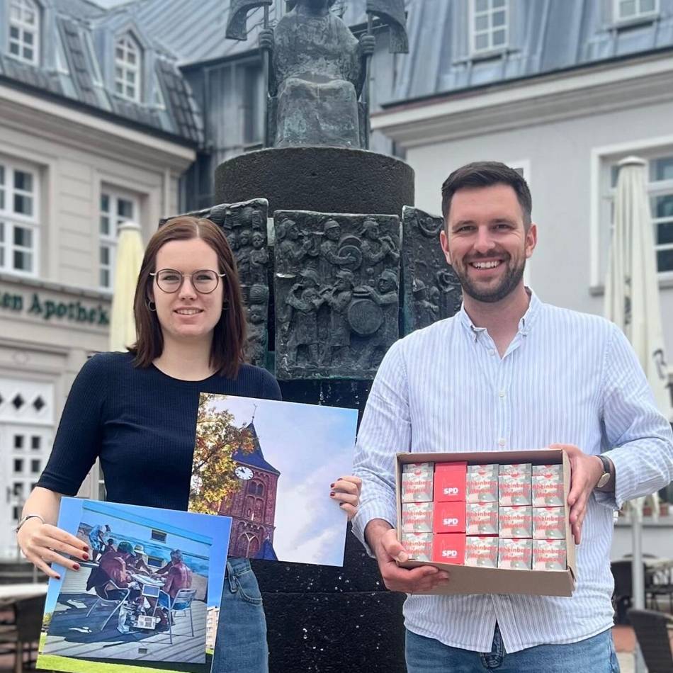 Kommunalwahl 2025 in Rheinberg: SPD spielt Rheinberg-Memory im Wahlkampf