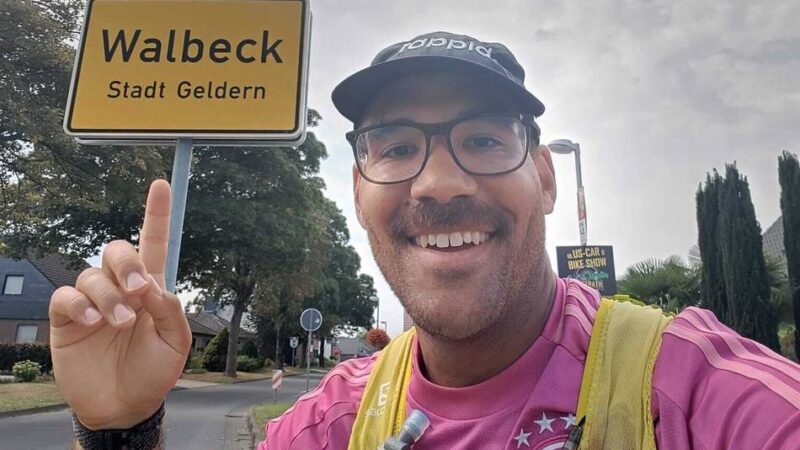 Trans-Europa-Lauf 2025: Mabikounou trotzt der Hitze beim Trans-Europa-Lauf