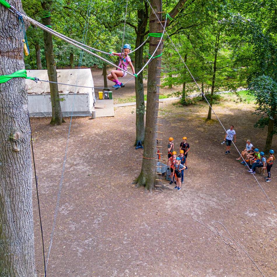 Kinder-Sommer im Kreis Kleve: „Wipfelstürmer“ erobern den Seilgarten am Eyller See