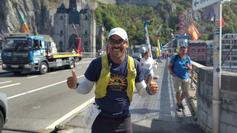 Trans-Europa-Lauf 2025: Die ersten 1000 Kilometer liegen hinter Leroy Mabikounou